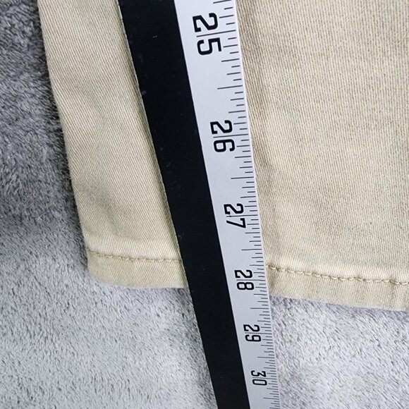 Mens Beige Iron Co. Denim Jeans Straight Leg Cotton Spandex Stretch Size 36x30 - Picture 9 of 11